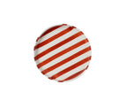 J-Line bord Gestreept - steengoed - cognac/wit - S