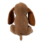 Deurstopper hond quilted bruin 20x17x27cm