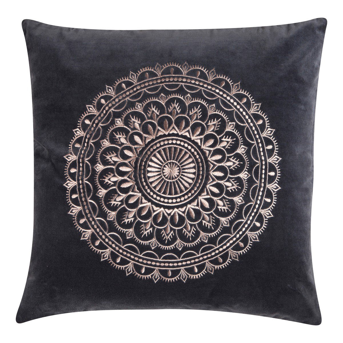 Preston Velvet kussen grijs 60x60cm