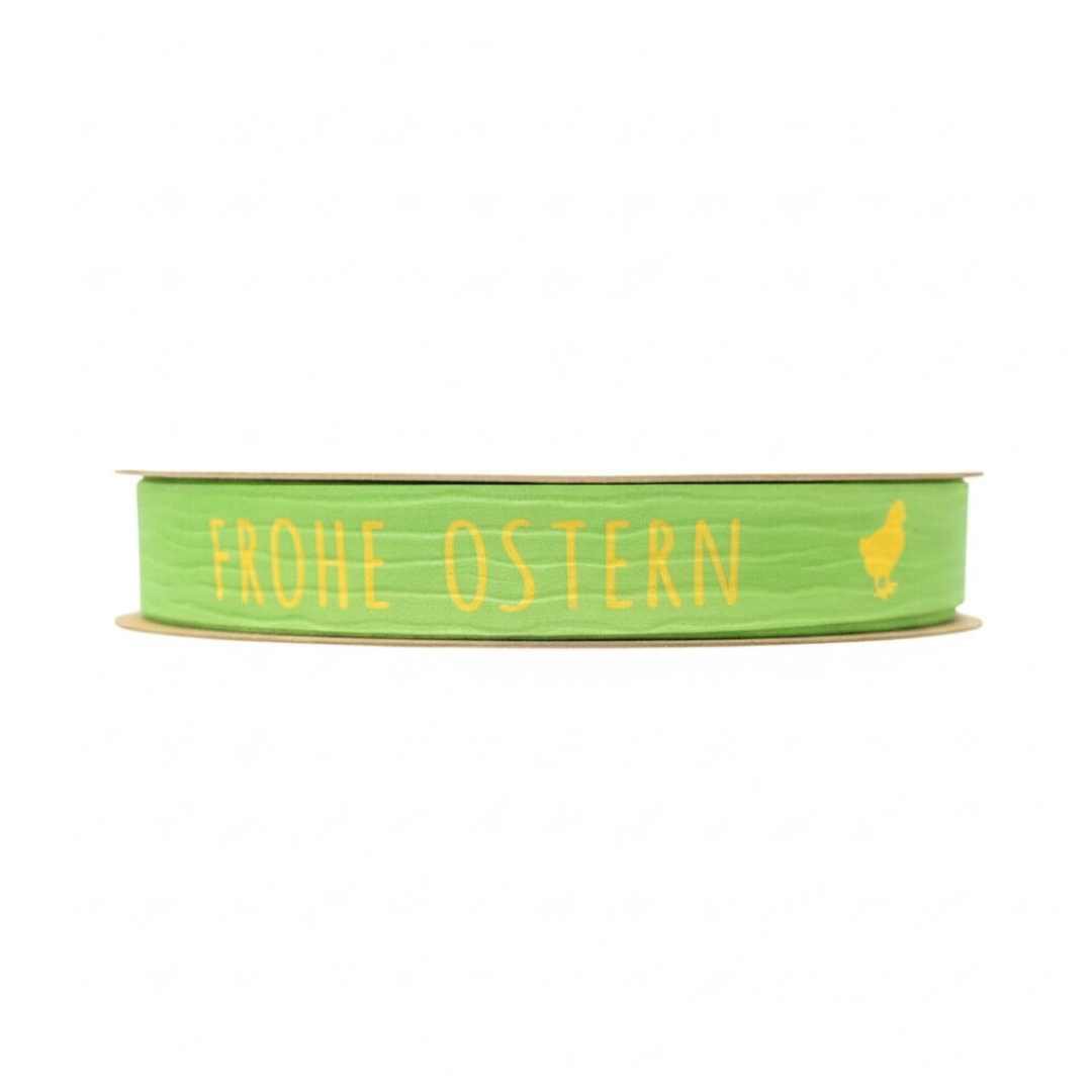 Paperlook lint – Frohe Ostern – Groen