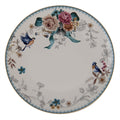 Dinerbord Ø 26 cm Wit Roze Porselein Bloemen Eetbord