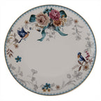 Dinerbord Ø 26 cm Wit Roze Porselein Bloemen Eetbord