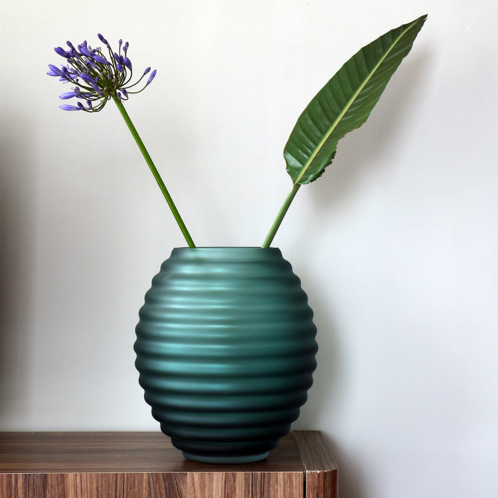SALE! Vaas - Chinko satin Ø29 cm green