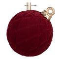 Kerstboom Standaard Kerstbal 42x40x43 cm Rood Keramisch materiaal