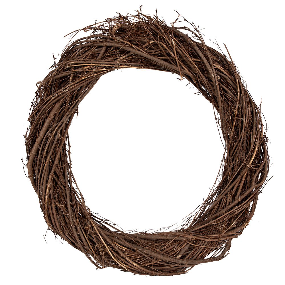 Krans Ø 45 cm Bruin Hout