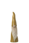 J-Line figuur Kabouter - porselein - oker - S