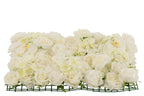 J-Line Paneel Bloemen Mix Plastiek Wit