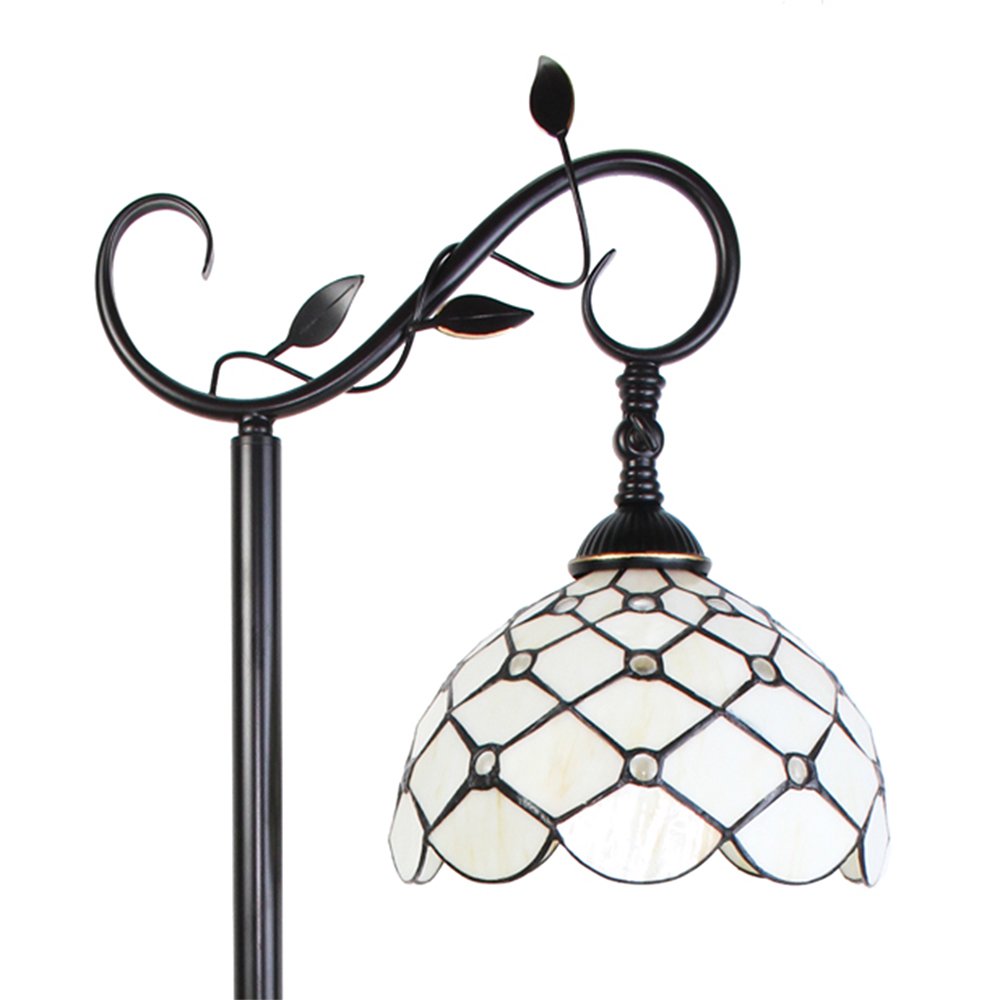 Tiffany Vloerlamp 152 cm Bruin Beige Polyresin Staande Lamp
