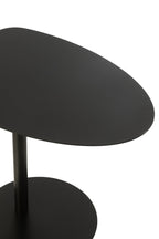J-Line Bijzettafel Ice Metaal Zwart