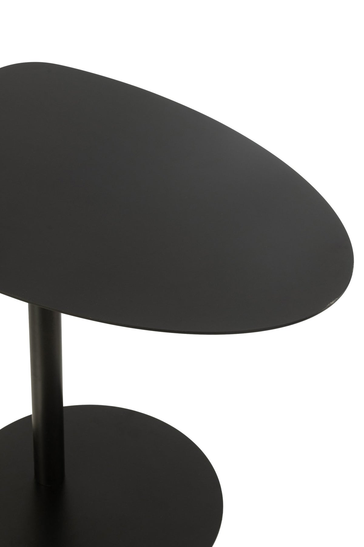 J-Line Bijzettafel Ice Metaal Zwart