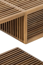 J-Line lattenkast - gerecycleerd hout - naturel
