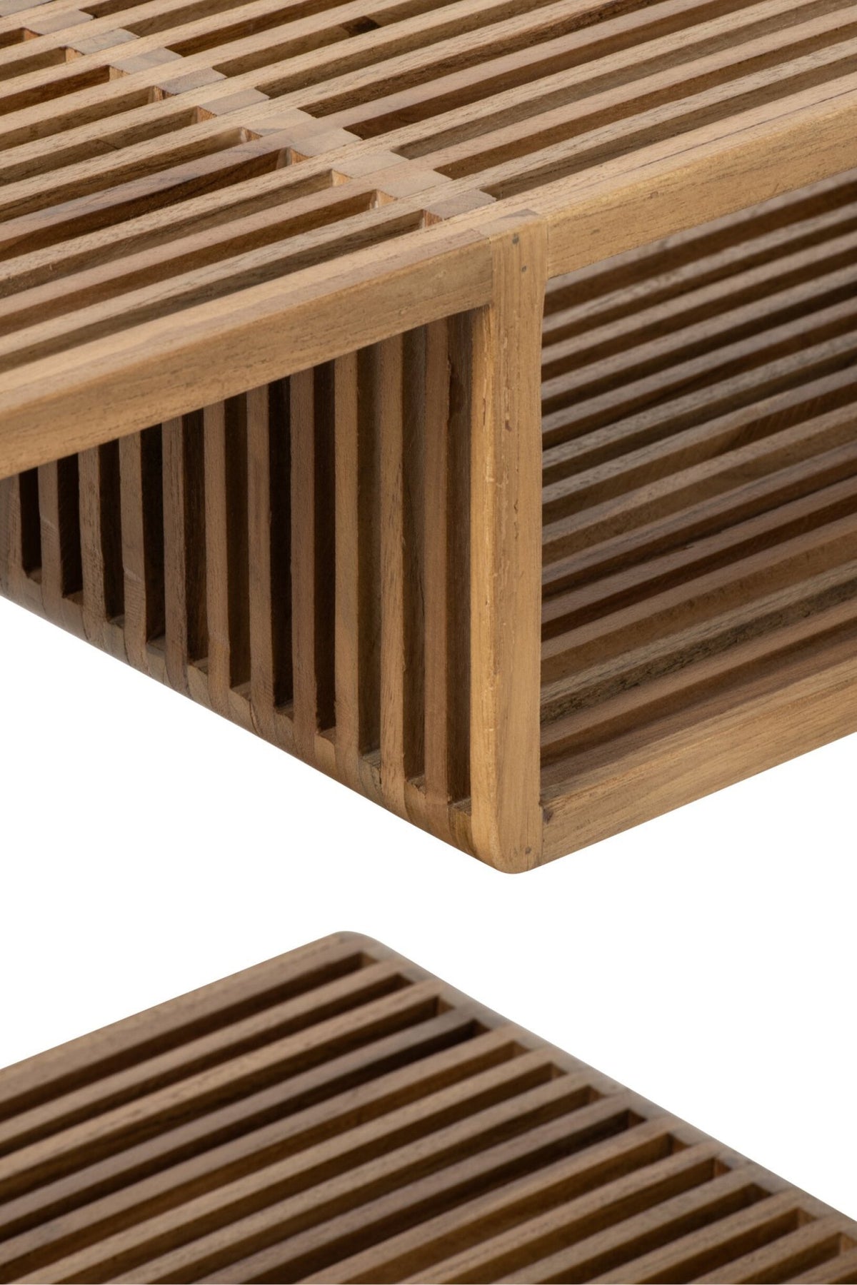 J-Line lattenkast - gerecycleerd hout - naturel
