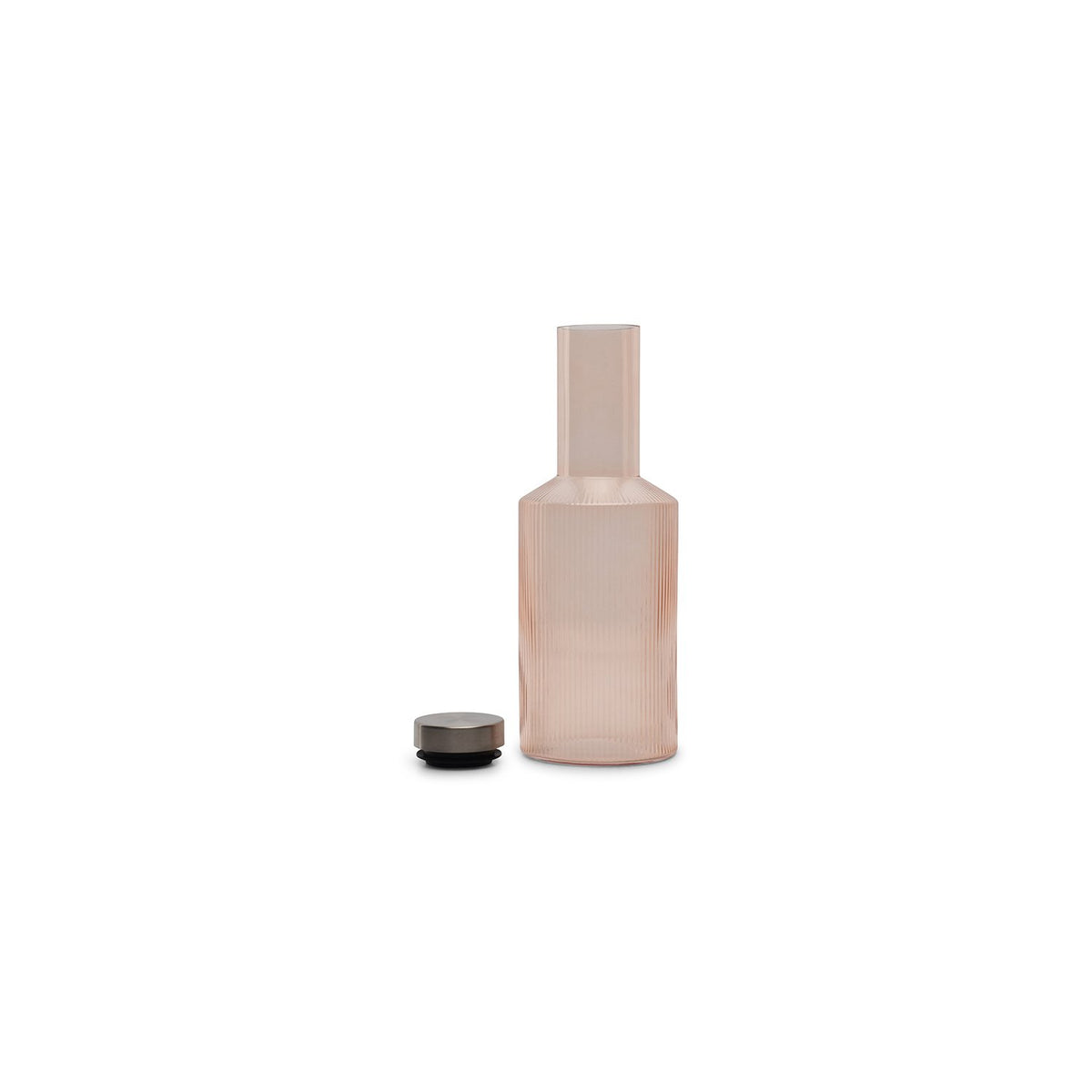 Fles met dop 100cl amber Ray