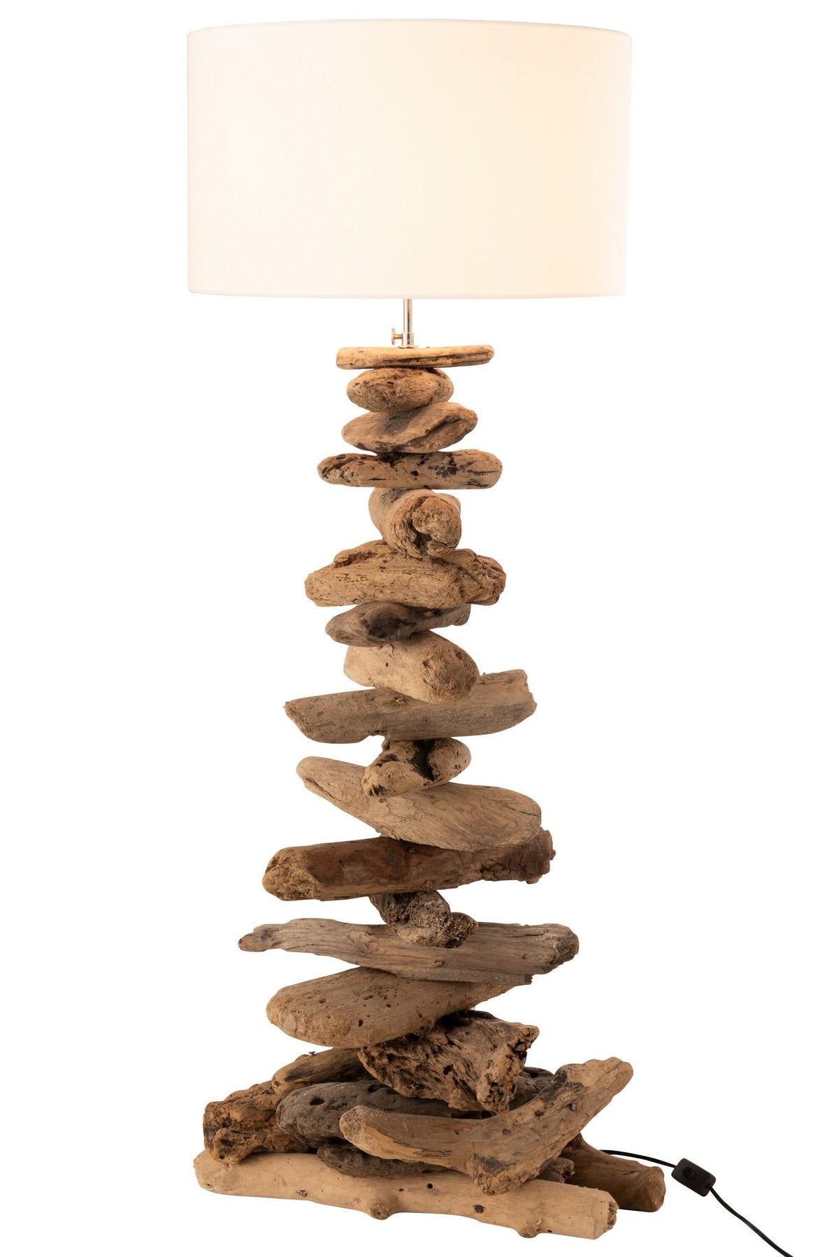 J-Line vloerlamp - hout - naturel/beige - medium