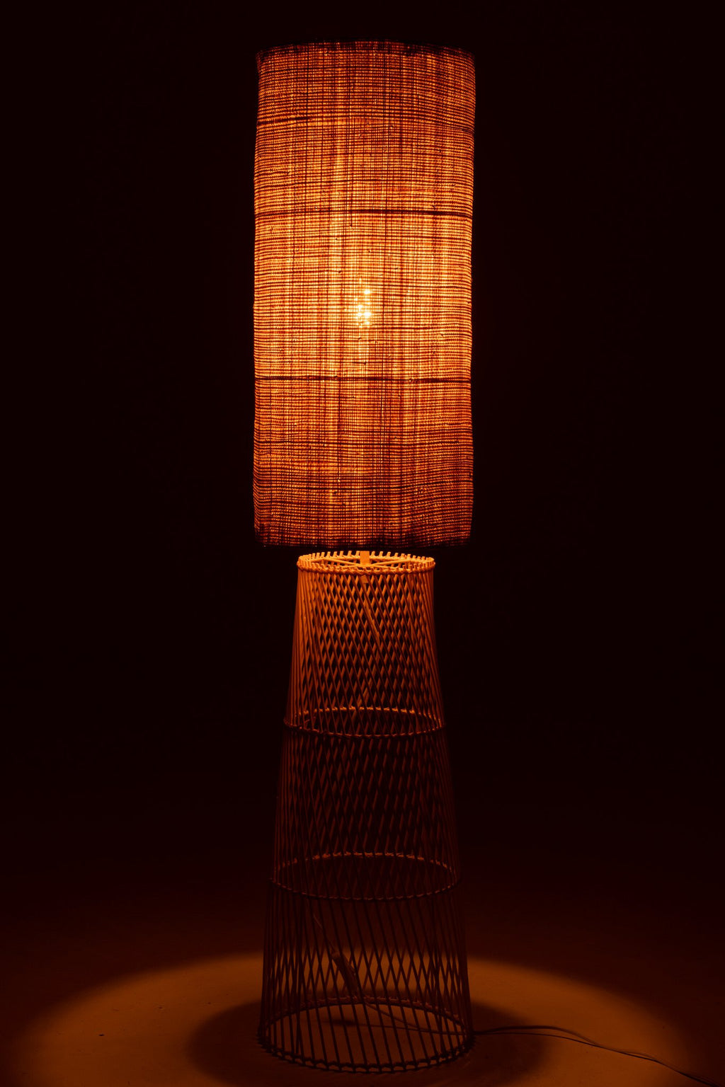 J-Line Lamp Room Linnen/Bamboe Naturel