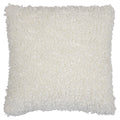 Kussen teddy krul wit 45x45cm