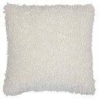 Kussen teddy krul wit 45x45cm