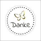 Danke - wensetiket - rol van 500 stuks