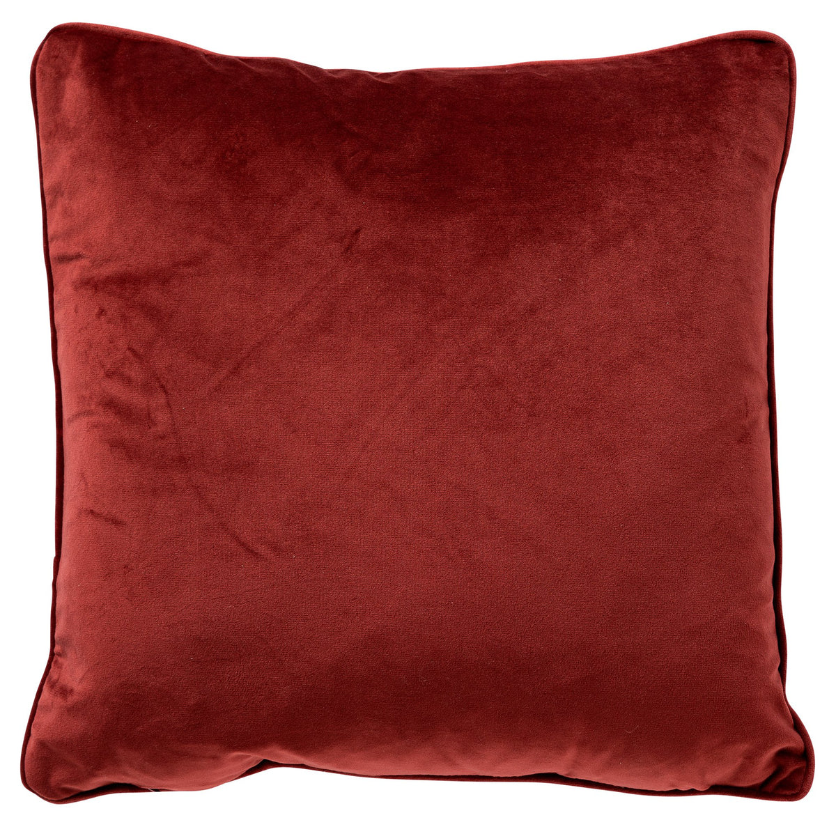 Textino Christmas - Kussen 45x45 cm - Kerstdecoratie - Fluweel - Biking Rood - Rood