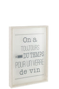 J-Line kader Kurken Frans - hout - beige - large