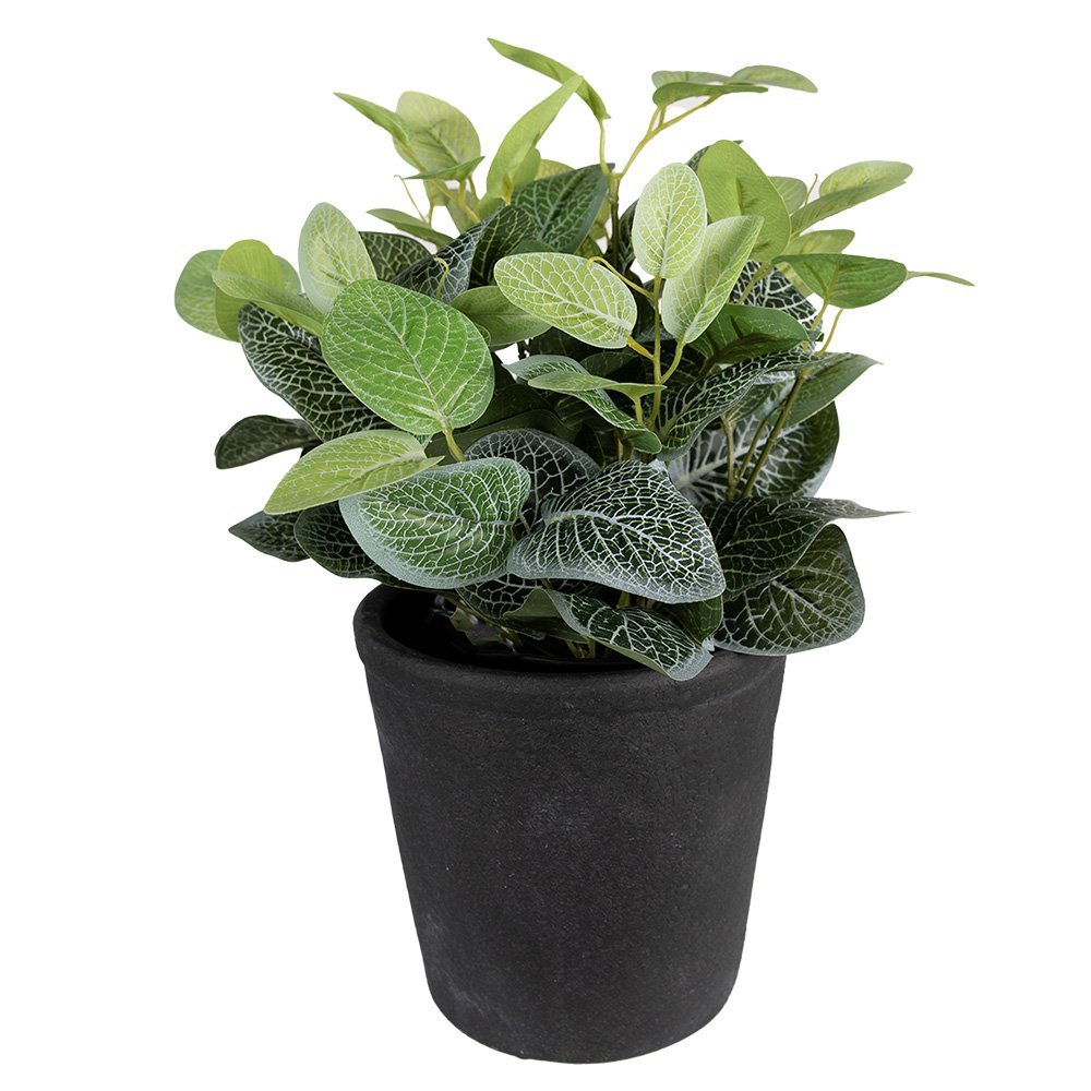 Bloempot Ø 16x16 cm Grijs Keramiek Bloempot Binnen