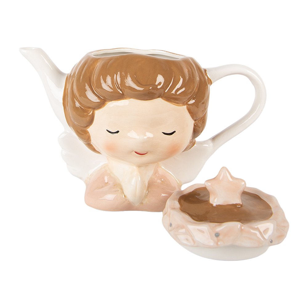 Theepot 650 ml Beige Keramiek