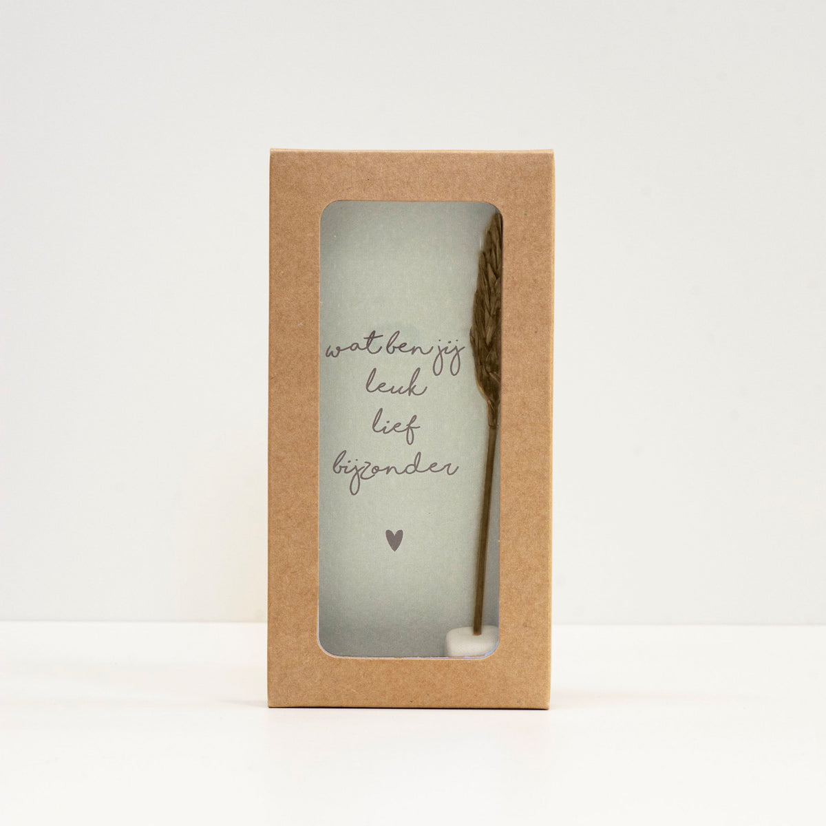 Little Box Dried Flower "Wat ben jij leuk lief bijzonder"