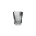 Glas 26cl grijs Blossom - Set van 4