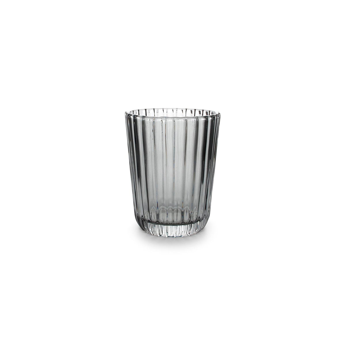 Glas 26cl grijs Blossom - Set van 4