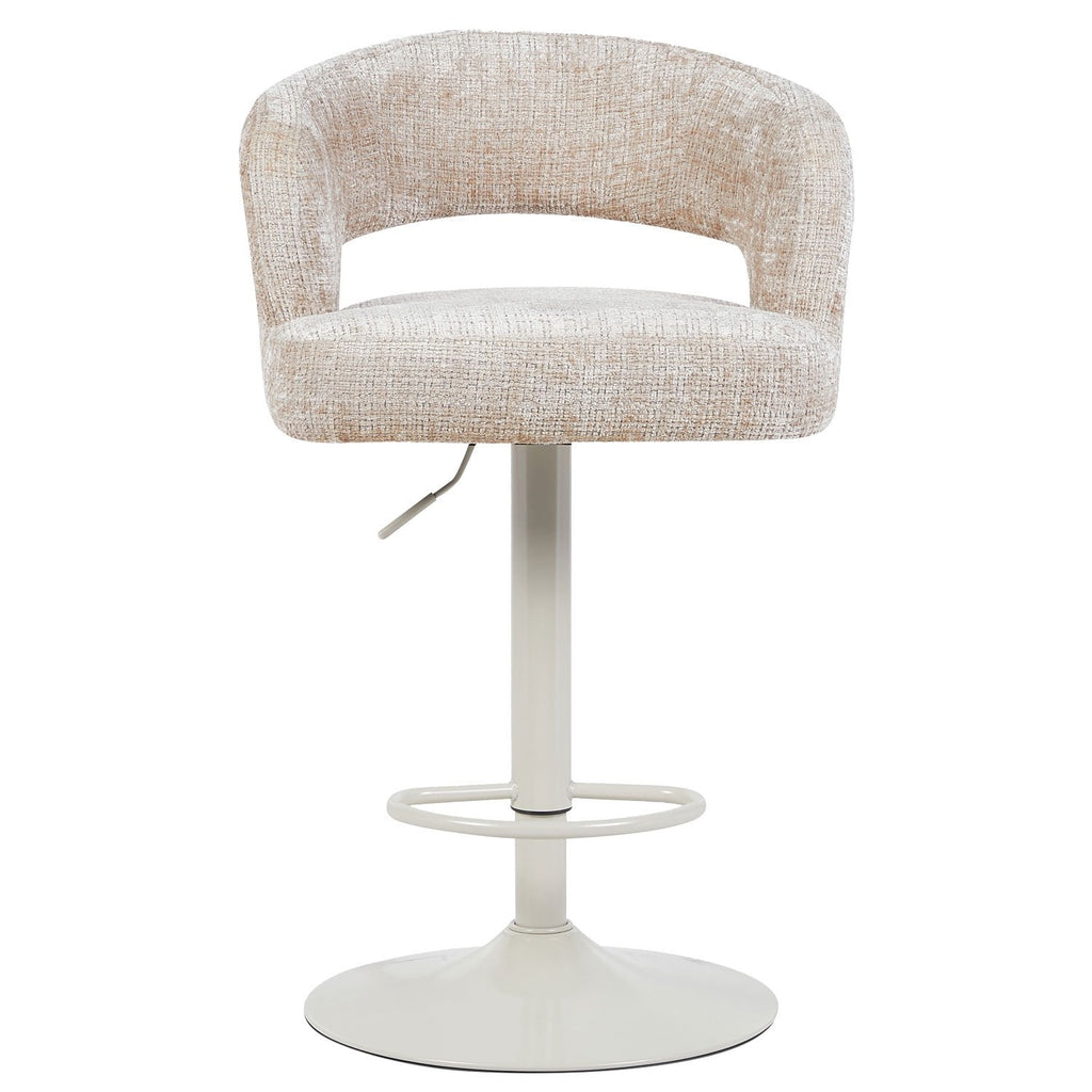 Barkruk Vince Beige - Beige onderstel