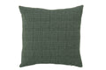 J-Line Kussen met ruitmotief - polyester - groen