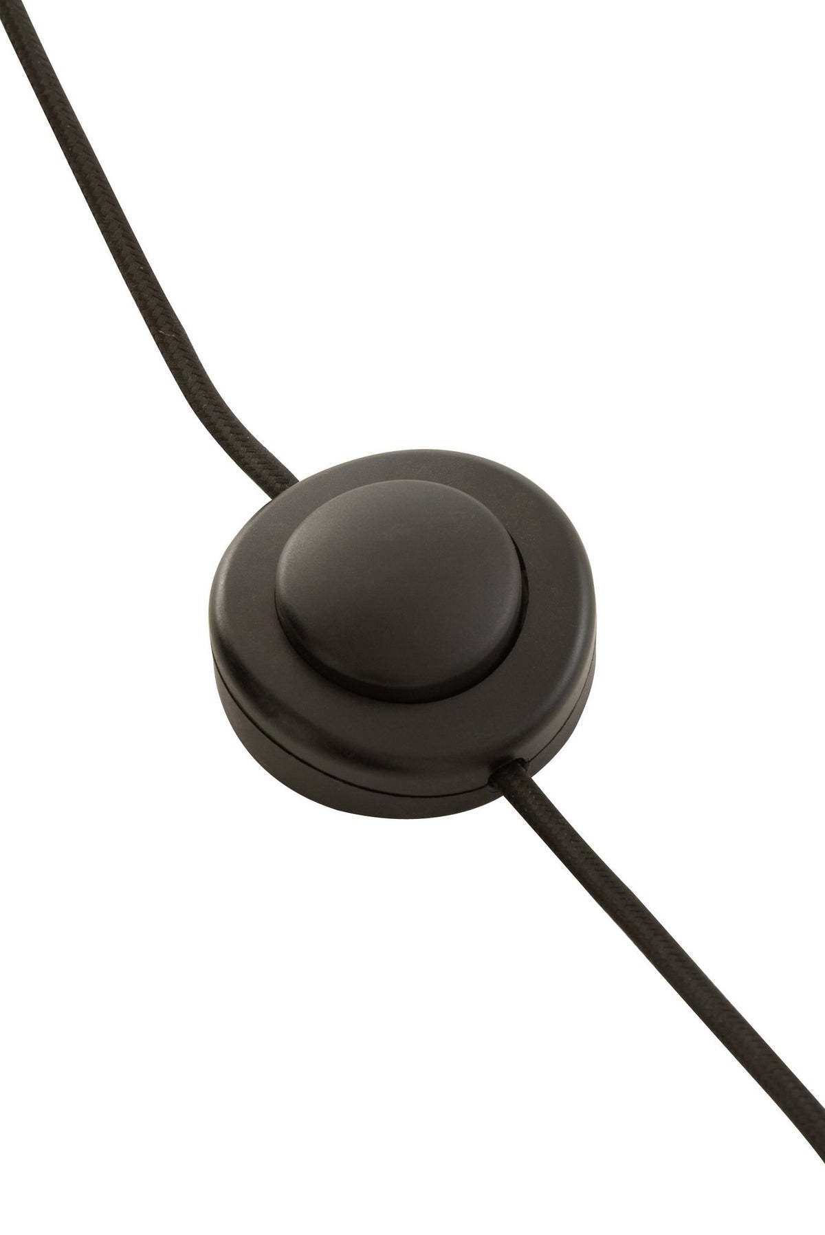 J-Line vloerlamp Evy - ijzer/hout - zwart/naturel
