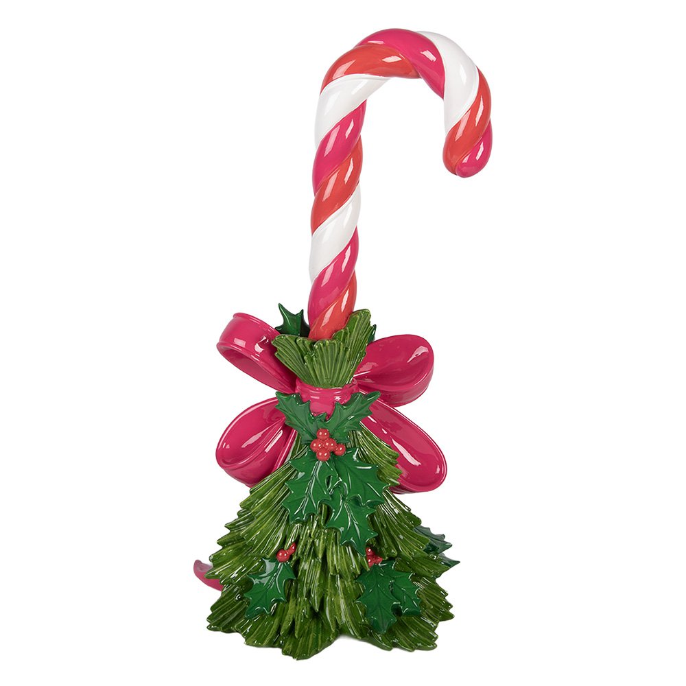Kerstdecoratie Zuurstok Roze Kunststof