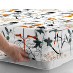 Laken | Luchtkatoen Getailleerd Duurzaam | Kingsize, 182 x 198 cm, wit, set van 3