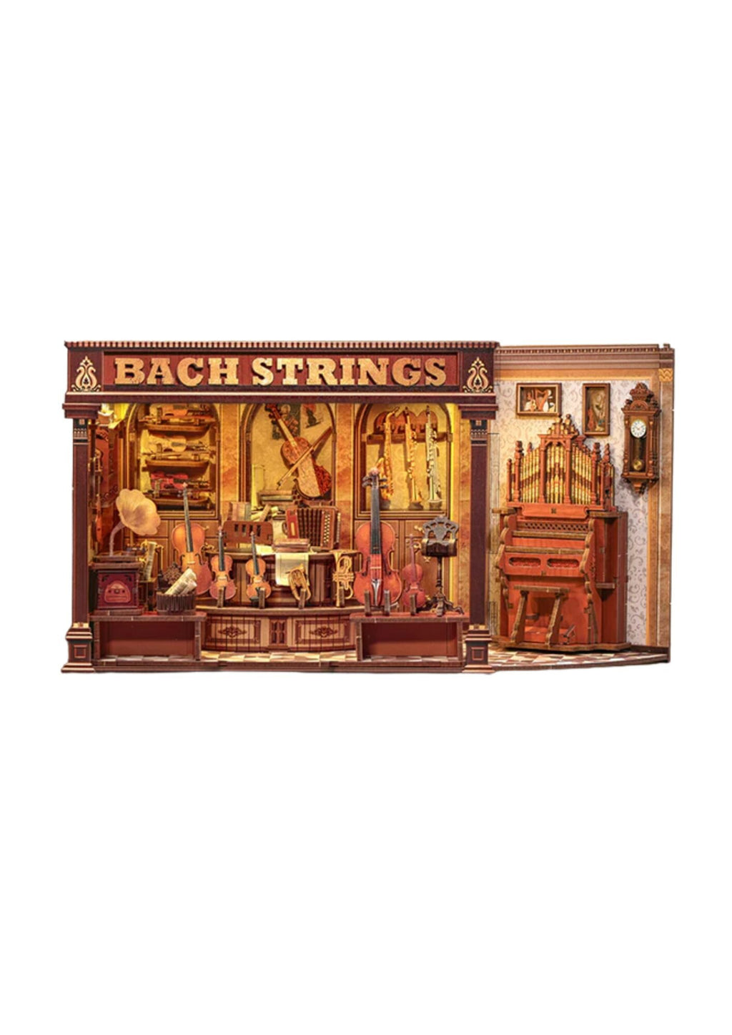 Cutebee, 3D DIY Huisje, Bach String, CWGB404, 21x13x17cm