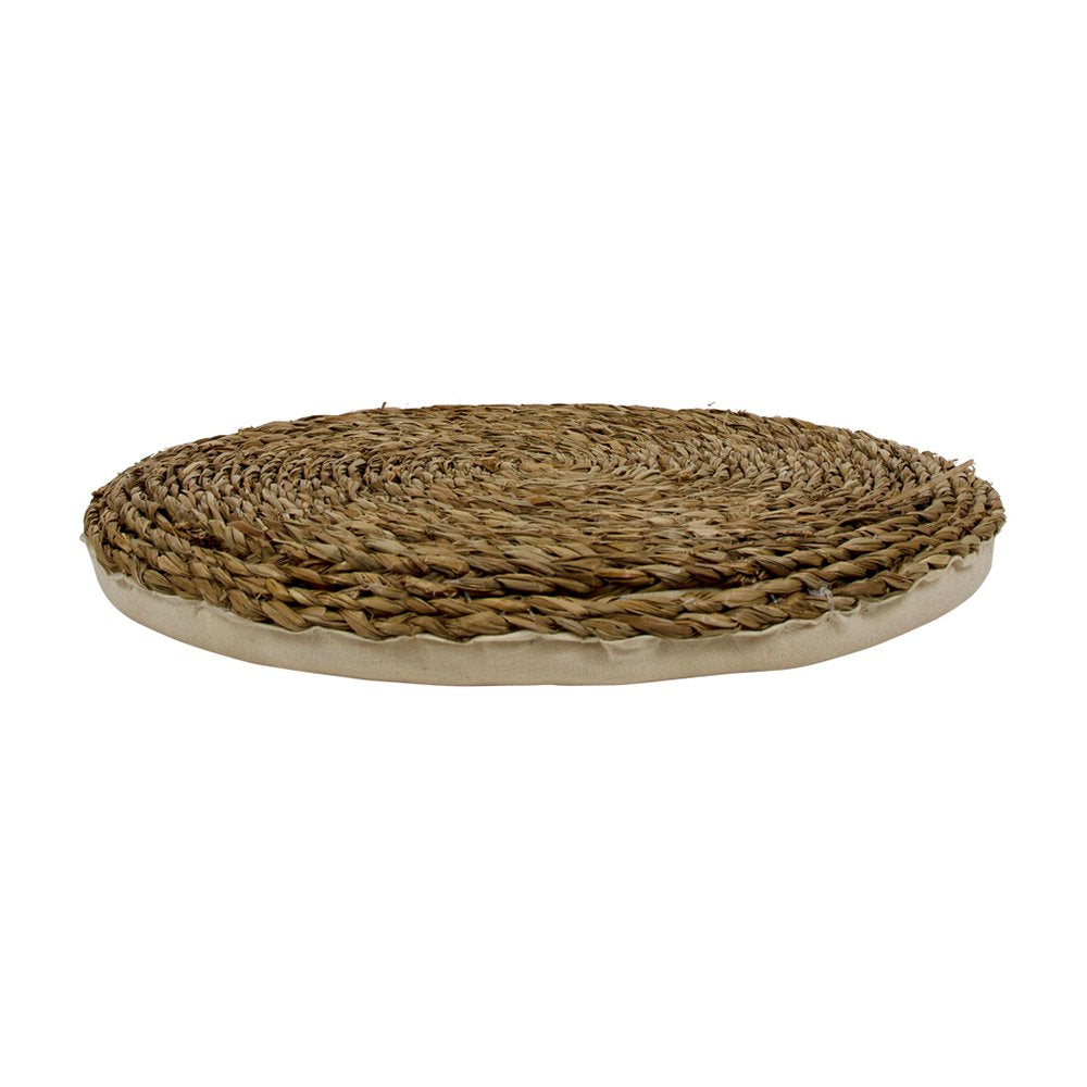 Zeegras zitkussen rond 40cm