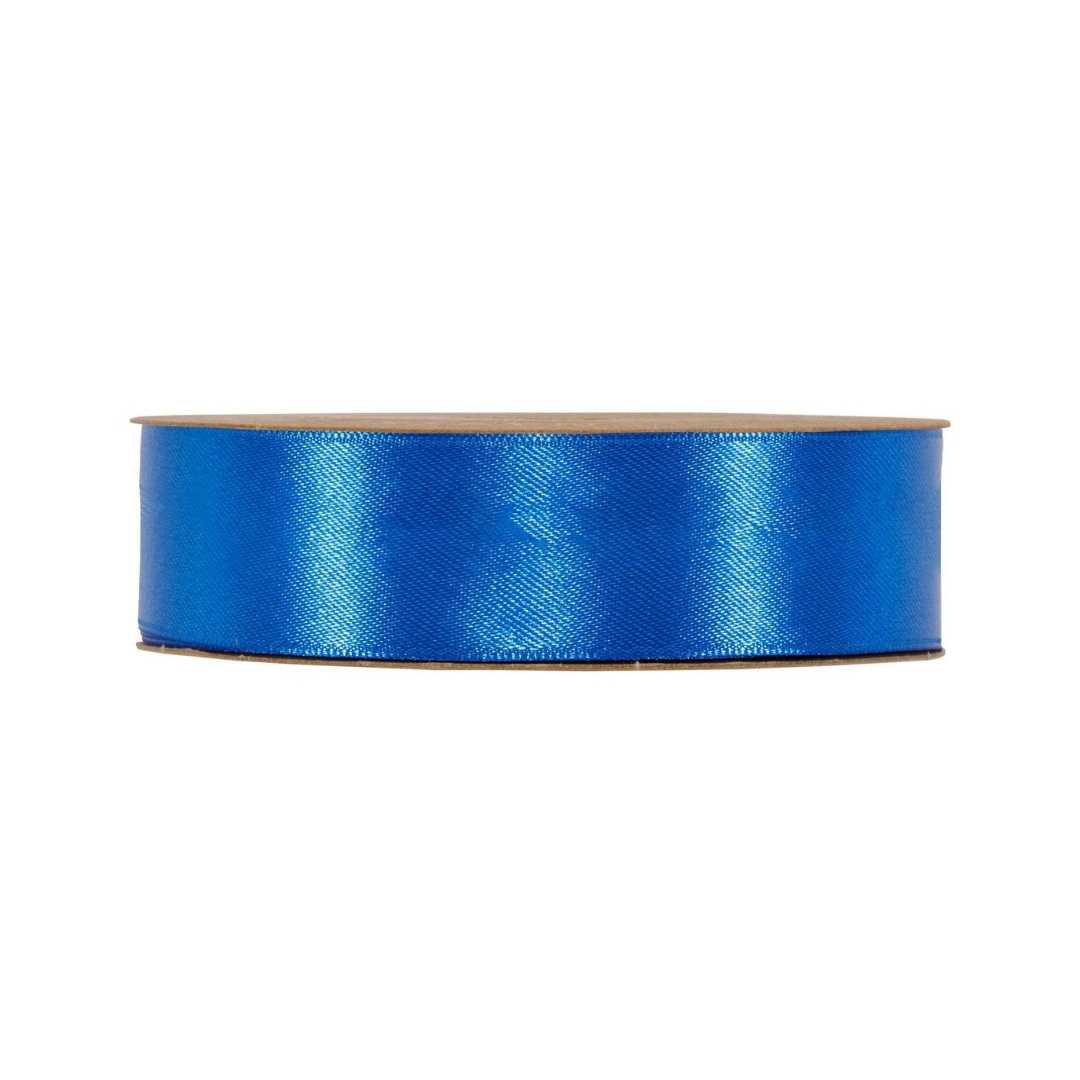 Satijn Lint Blauw – 50m – / Double Satin Classic
