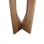 Kuching bijzettafel marmer wit - 30x30x50 cm