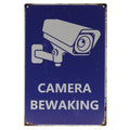 Camerabewaking Retro Wandbord 30x20