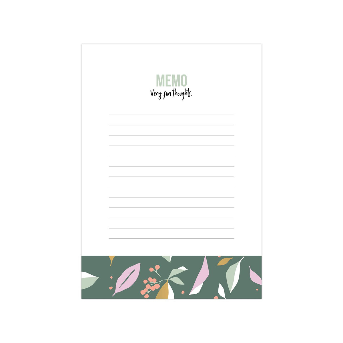 A6 Noteblock Memo Autumn Beauty colorful, per 6