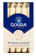 Kroonkaarsen 200/24 doos 10 Ivoor