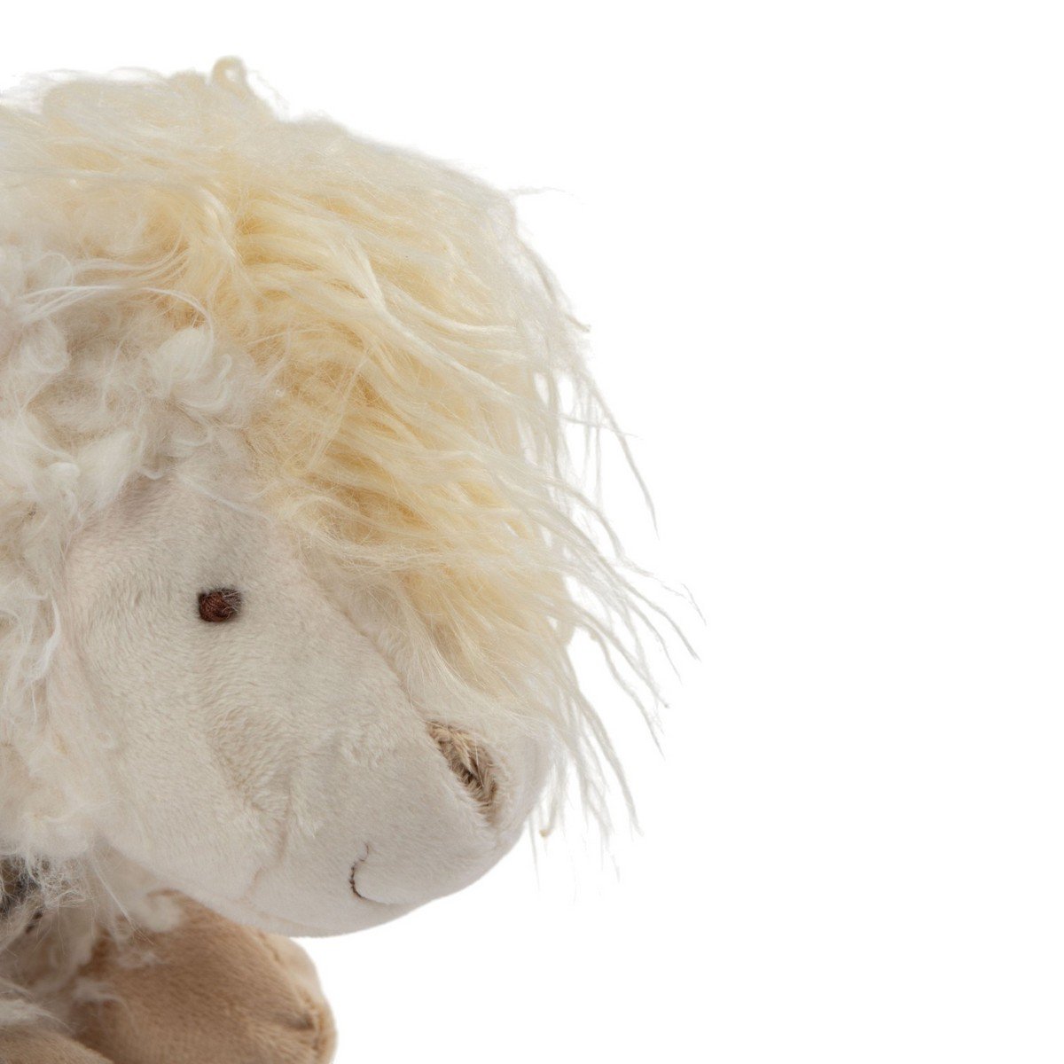 Knuffel Alpaca gebroken wit 33cm