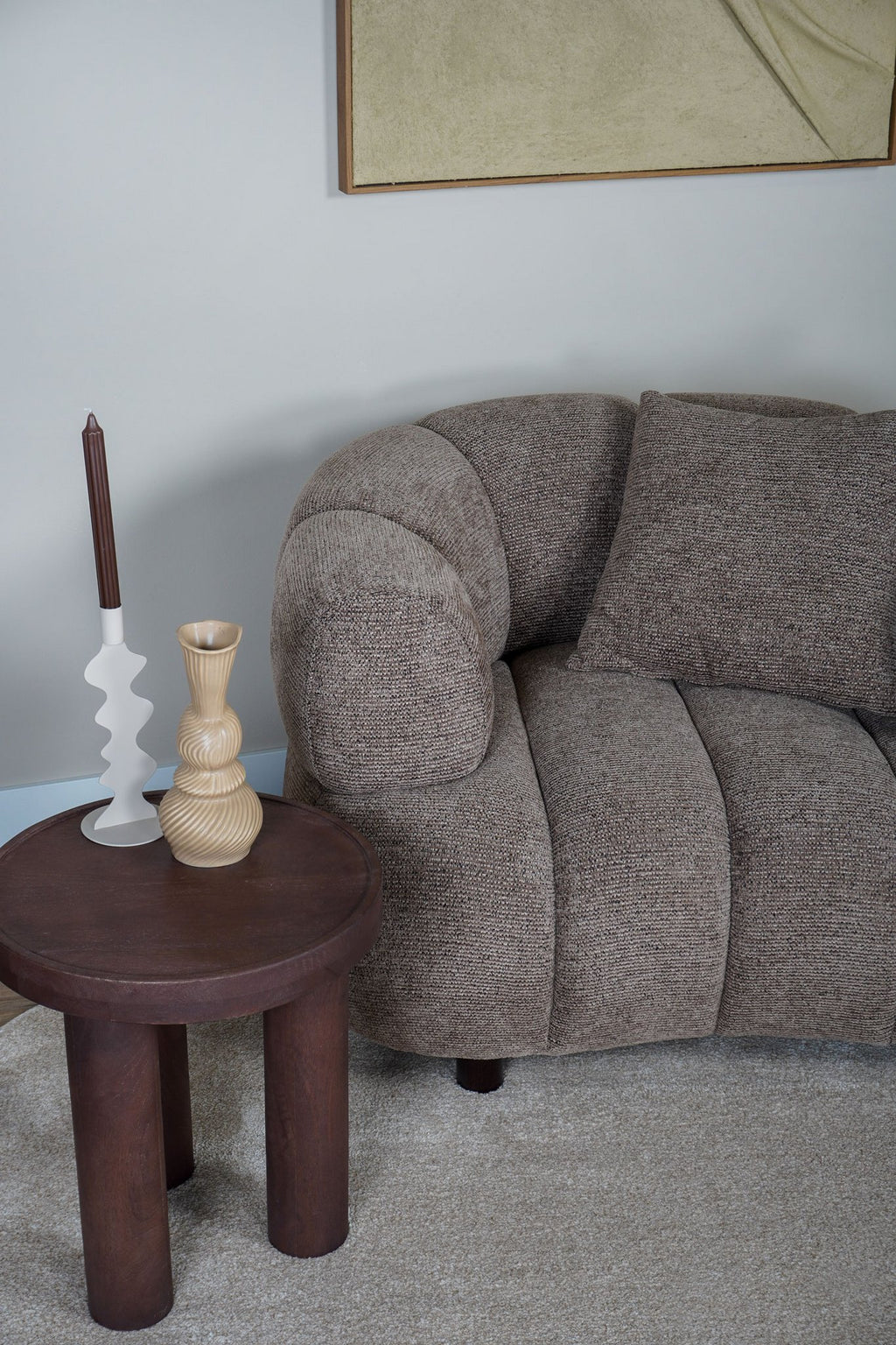 Fauteuil Rocco Donker Bruin