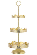 J-Line Decoratief dienblad - ijzer - goud