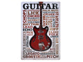 Gitaar Retro Wandbord 30x20
