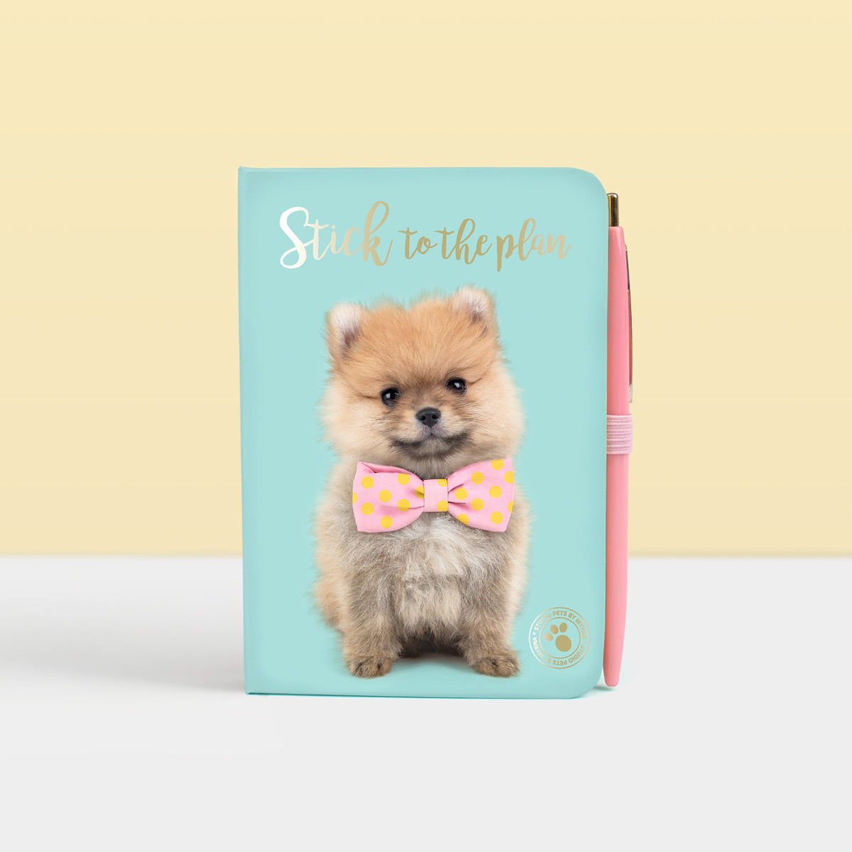 Studio Pets A6 Post-it notebook with pen - PomPom