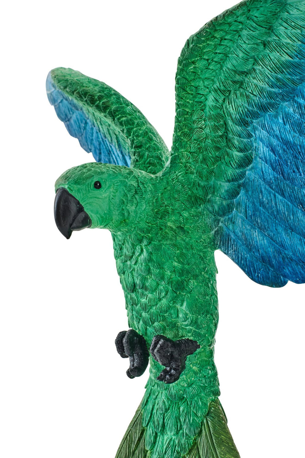J-Line decoratie Papegaai - polyresin - groen/blauw