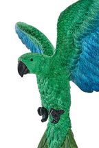 J-Line decoratie Papegaai - polyresin - groen/blauw