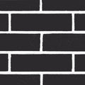Brick Zelfklevende Folie Mini rol zwart 45cmx2mtr