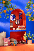 J-Line windgong Schub - schelp - blauw
